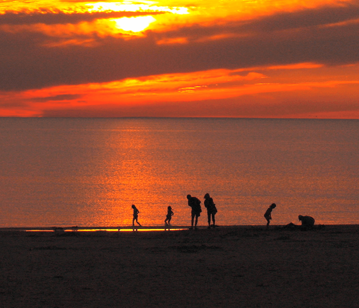 sauble beach sunset